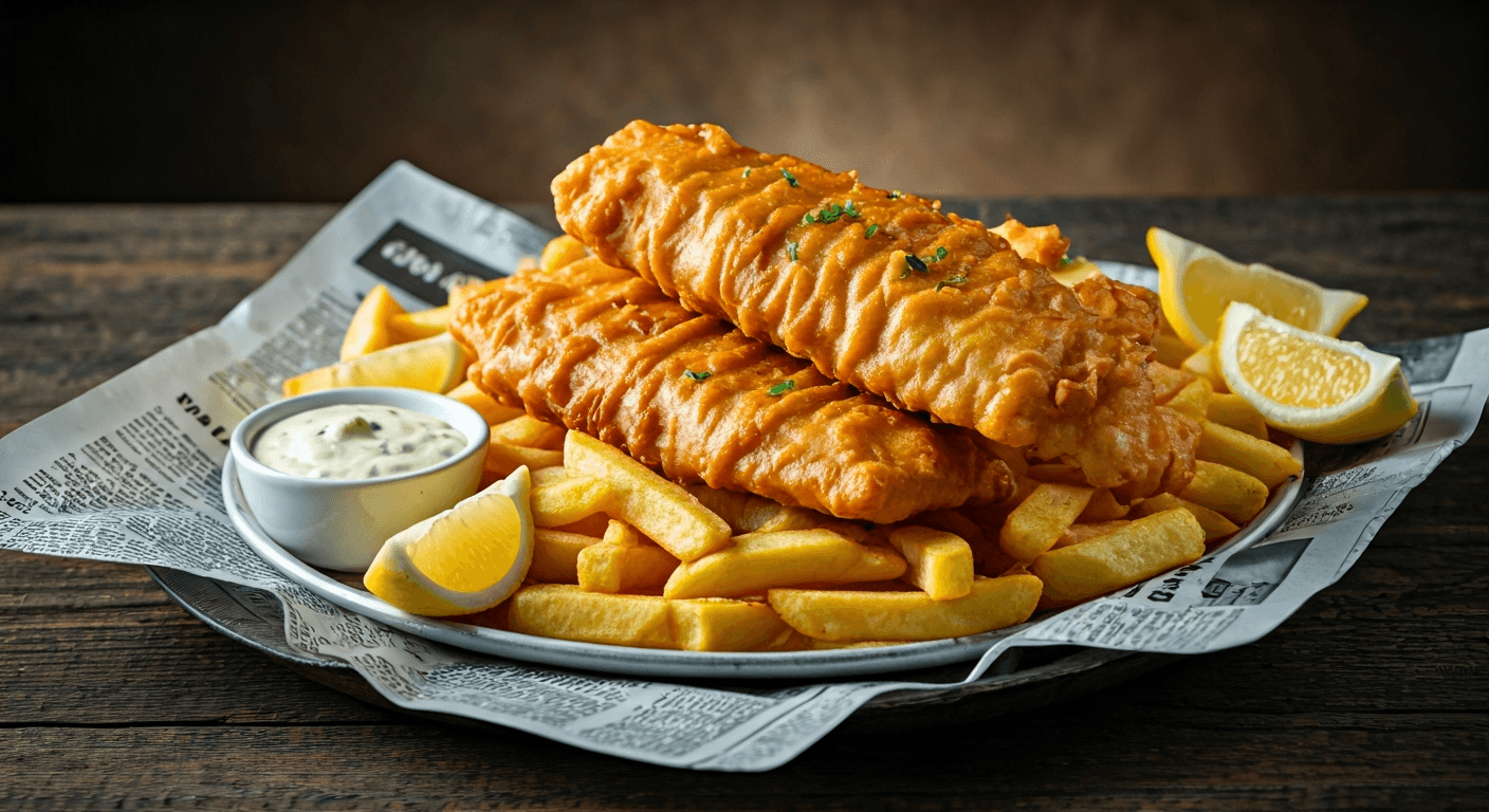 Classic British Fish and Chips