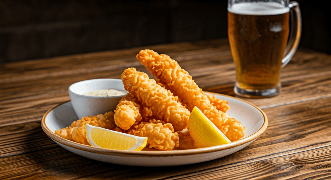 Crispy Scampi with Homemade Tartare Sauce