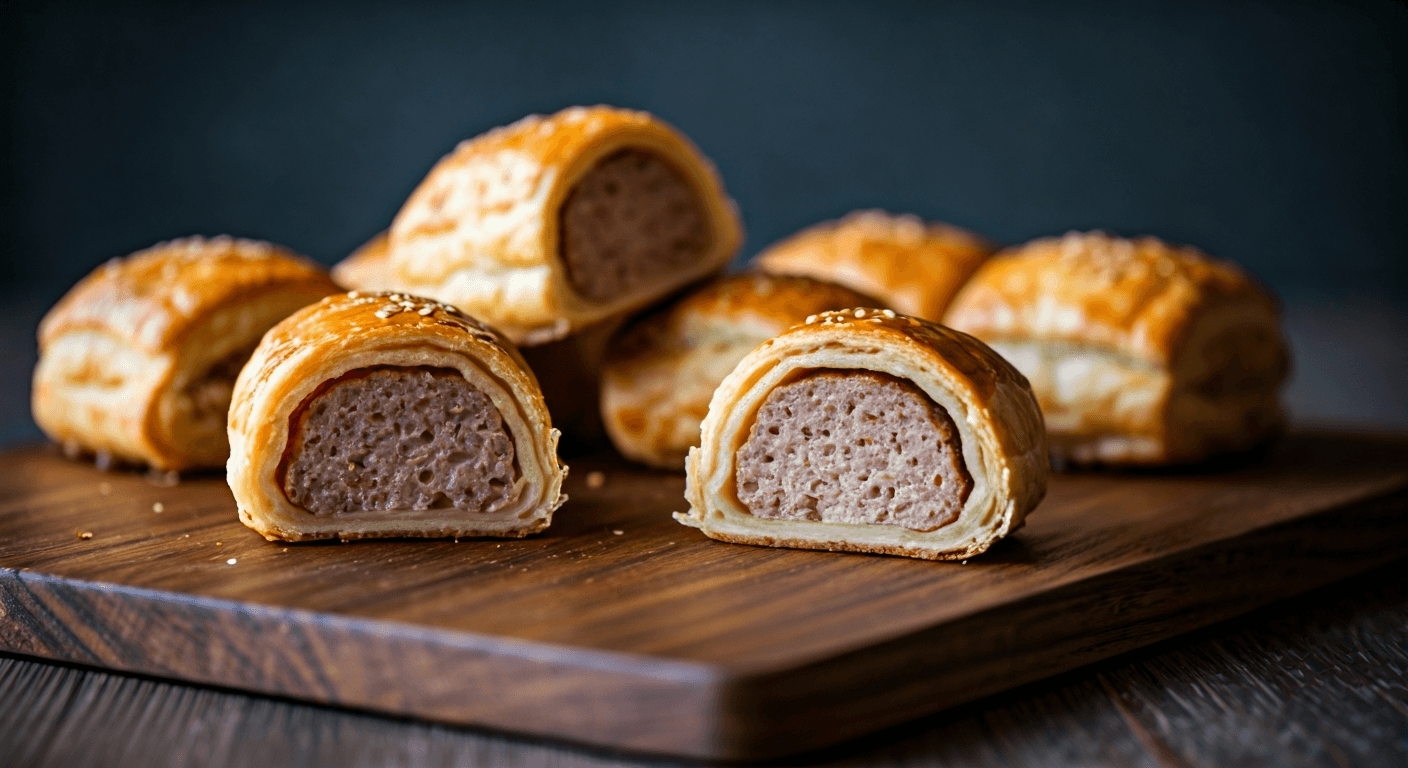Elevated Pork, Apple & Sage Sausage Rolls