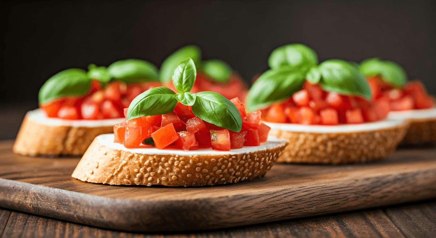 Classic Tomato & Basil Bruschetta