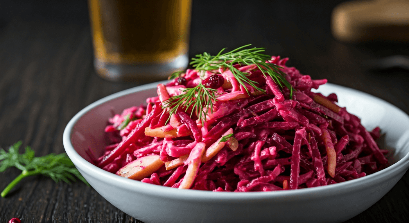 Tangy Beetroot & Apple Slaw